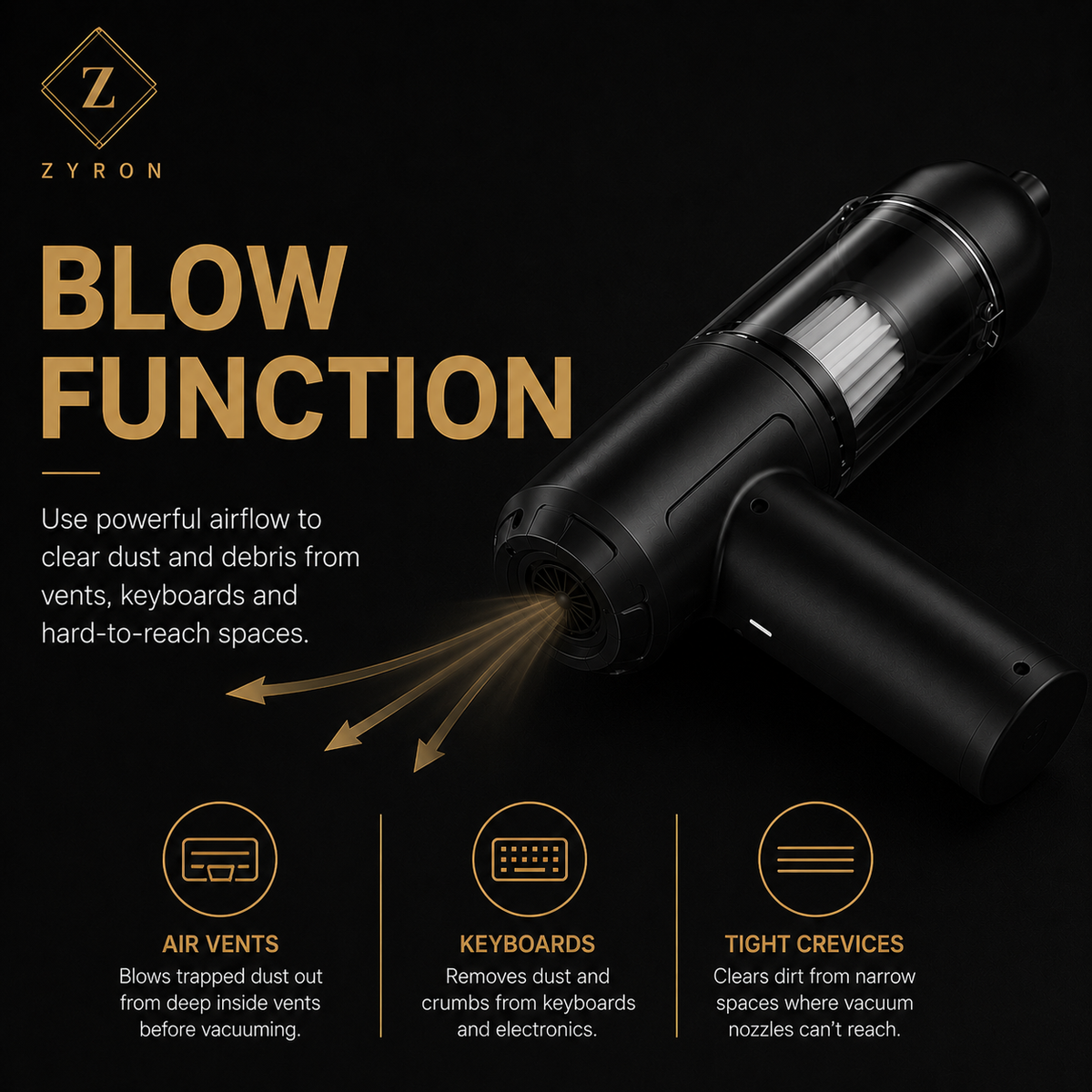 Portable Vacuum Car Cleaner